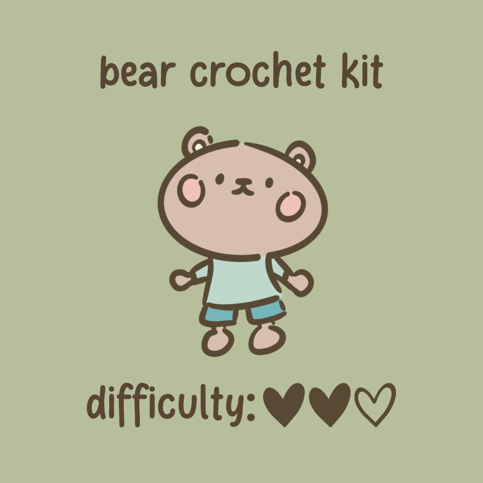 Pastel Bear Crochet Kit