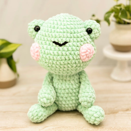Pastel Frog Crochet Kit