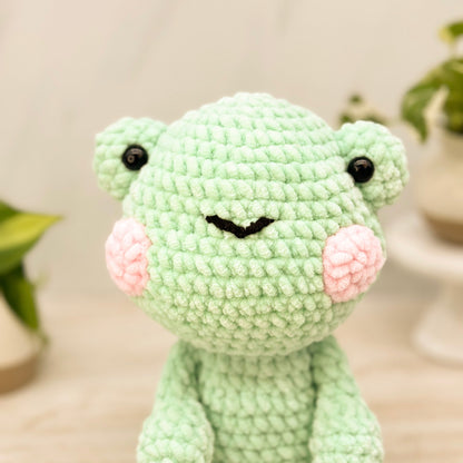 Pastel Frog Crochet Kit