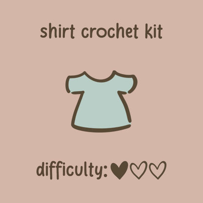 Pastel Shirt Crochet Kit